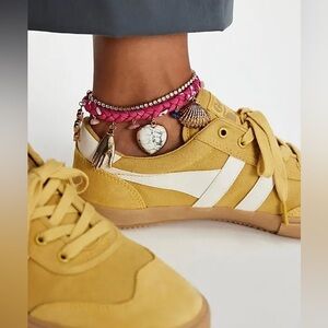 Free People Sky Charm Anklet - Pink nwt
